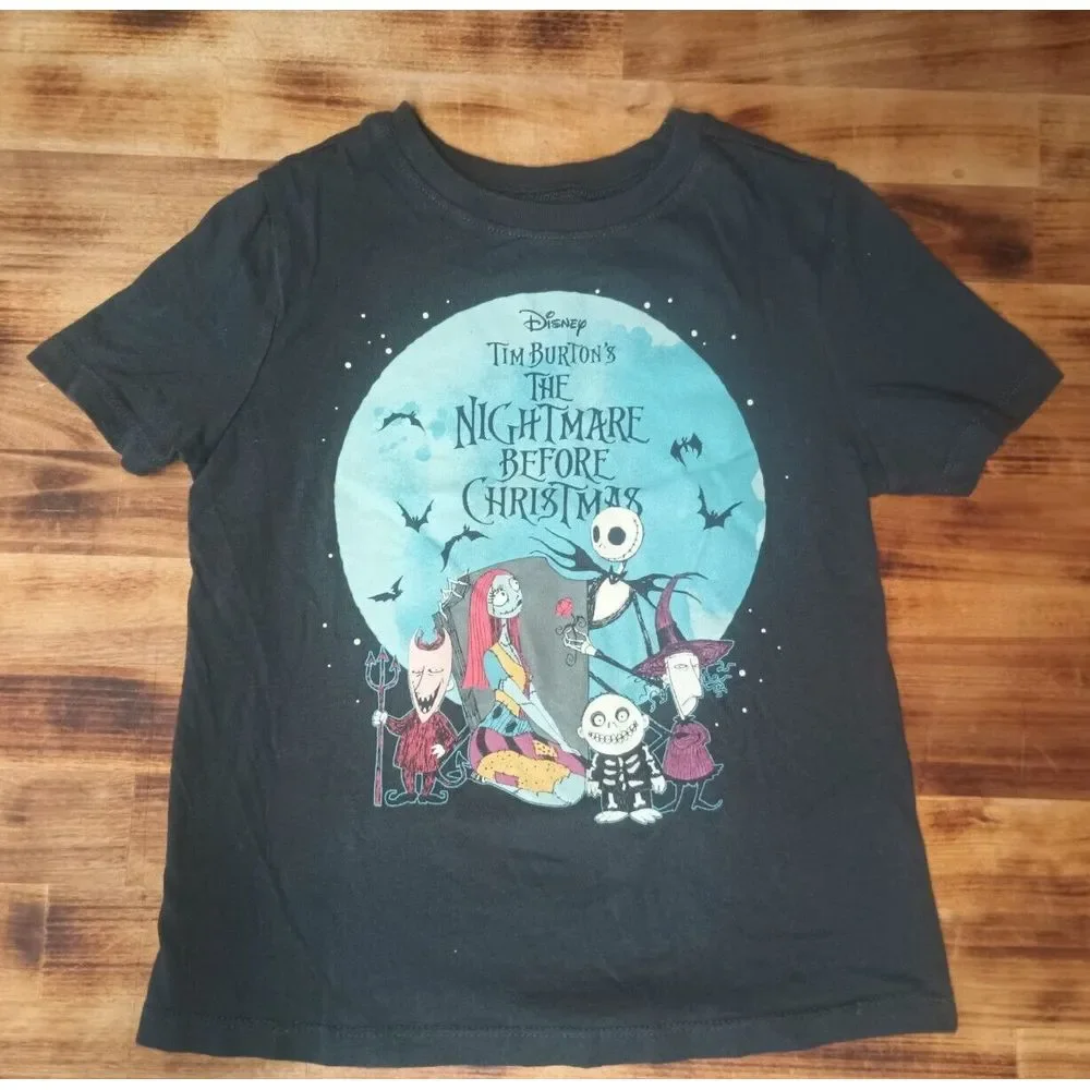 Old Navy Disney The Nightmare Before Christmas Printed Sz.5T Unisex T-shirt‎